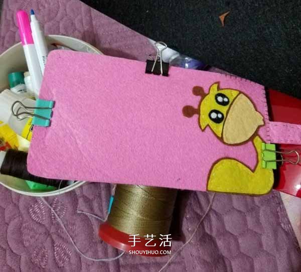 不織布制作卡通錢包 布藝DIY可愛風(fēng)女生錢包 -  itrip.net.cn