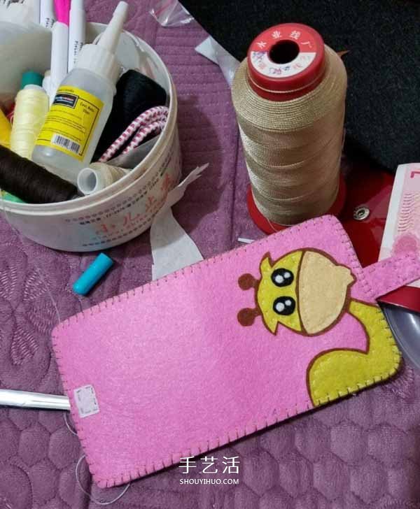 不織布制作卡通錢包 布藝DIY可愛風(fēng)女生錢包 -  itrip.net.cn