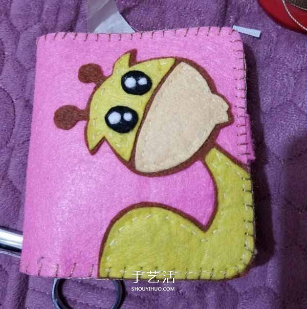 不織布制作卡通錢包 布藝DIY可愛風(fēng)女生錢包 -  itrip.net.cn
