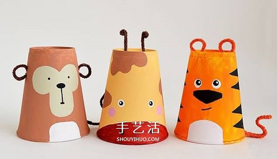 紙杯動物的手工制作 兒童制作紙杯動物大全 -  itrip.net.cn