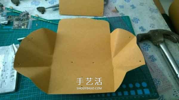 復(fù)古風(fēng)牛皮紙錢包的做法 長款錢包用牛皮紙做 -  itrip.net.cn