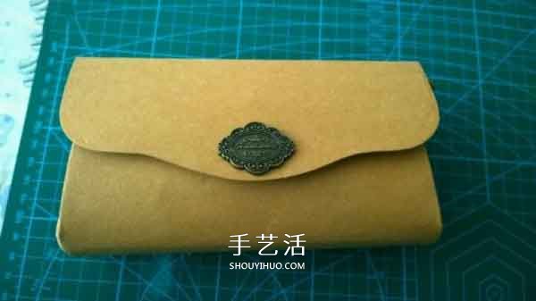 復(fù)古風(fēng)牛皮紙錢包的做法 長款錢包用牛皮紙做 -  itrip.net.cn