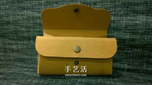 復(fù)古風(fēng)牛皮紙錢包的做法 長款錢包用牛皮紙做 -  itrip.net.cn