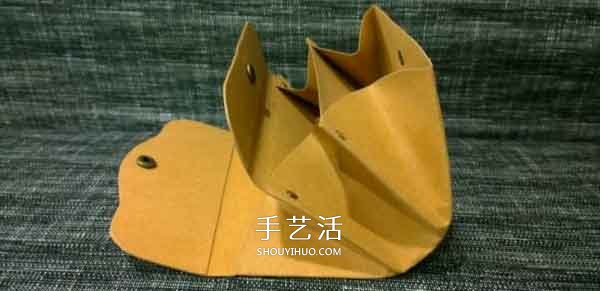 復(fù)古風(fēng)牛皮紙錢包的做法 長款錢包用牛皮紙做 -  itrip.net.cn