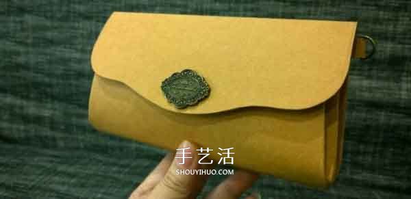 復(fù)古風(fēng)牛皮紙錢包的做法 長款錢包用牛皮紙做 -  itrip.net.cn
