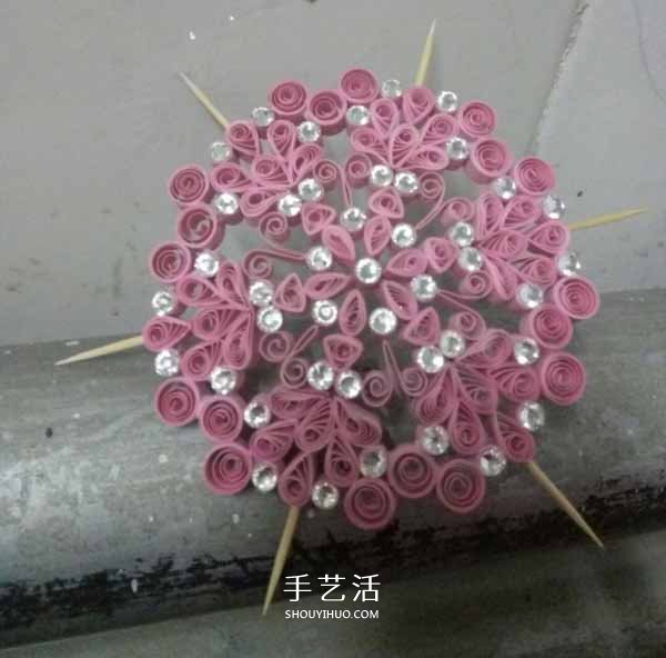 衍紙小花傘手工制作 漂亮的小花傘用卷紙做 -  itrip.net.cn