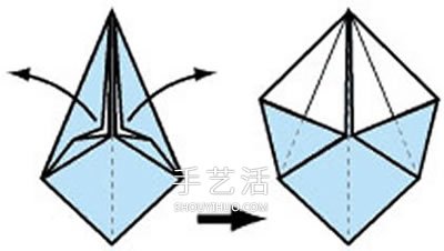 花朵收納盒怎么折圖解 簡(jiǎn)易漂亮紙盒的折法 -  itrip.net.cn