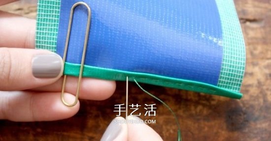 油布手工制作手機(jī)套 自制簡(jiǎn)約手機(jī)套的做法 -  itrip.net.cn