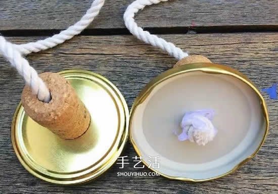 瓶蓋機(jī)器人的制作方法 廢物利用做機(jī)器人圖解 -  itrip.net.cn