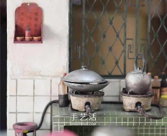 乍看以為是普通廚房…超精致的迷你模型作品 -  itrip.net.cn