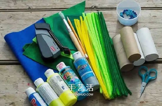 幼兒卷紙筒手工制作 神奇大樹和城堡任你選 -  itrip.net.cn