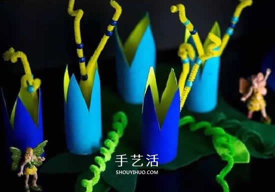 幼兒卷紙筒手工制作 神奇大樹和城堡任你選 -  itrip.net.cn