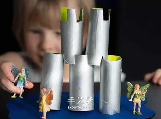 幼兒卷紙筒手工制作 神奇大樹和城堡任你選 -  itrip.net.cn
