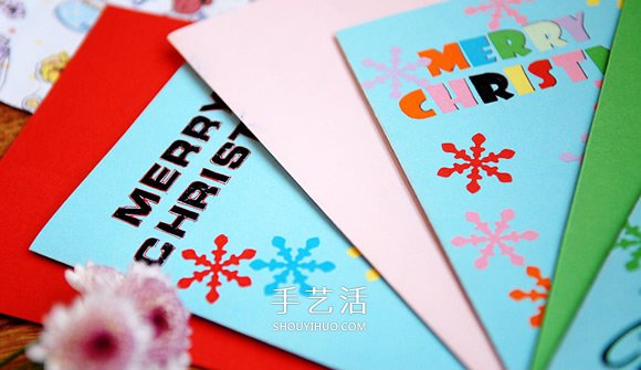 DIY圣誕卡片制作教程 感受彩色流淌的小小美好 -  itrip.net.cn