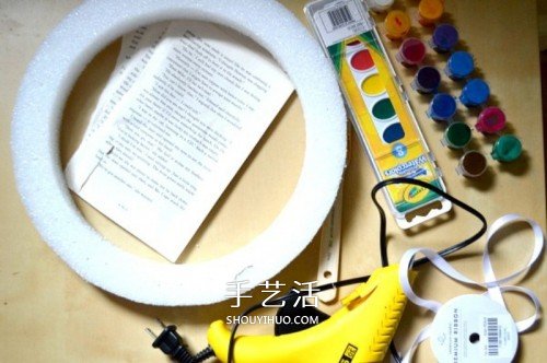 廢紙做向日葵掛飾圖解 幼兒手工制作向日葵 -  itrip.net.cn