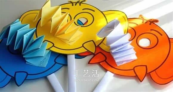 自制大象面具的方法 卡通動物面具手工制作 -  itrip.net.cn