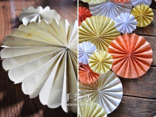 餐桌裝飾紙花的做法 簡單易學(xué)裝飾花手工制作 -  itrip.net.cn