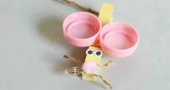 幼兒園小老鼠手工制作 木夾子做老鼠的方法 -  itrip.net.cn