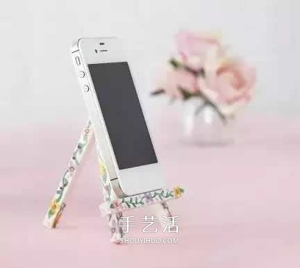 雪糕棍做手機支架圖解 自制簡易手機支架方法 -  itrip.net.cn