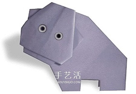 幼兒折紙小河馬圖解 最簡(jiǎn)單河馬的折法教程 -  itrip.net.cn