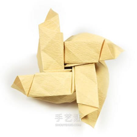 卷心玫瑰花的折紙步驟 手工卷心紙玫瑰的折法 -  itrip.net.cn