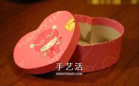 愛心禮品盒制作方法 卡紙做心形包裝盒的教程 -  itrip.net.cn