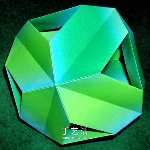 立方體怎么折圖解教程 手工折紙立方體的步驟 -  itrip.net.cn