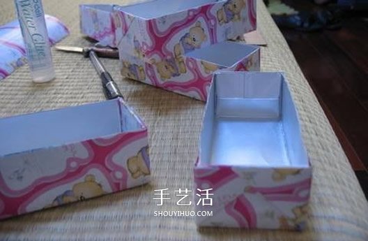 自制帶抽屜首飾盒方法 飲料盒和紙箱做收納盒 -  itrip.net.cn