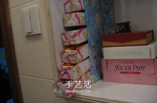 自制帶抽屜首飾盒方法 飲料盒和紙箱做收納盒 -  itrip.net.cn