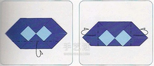 六角抽紙盒的折法圖解 包括盒身、蓋子和底部 -  itrip.net.cn