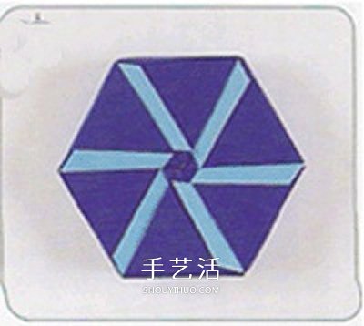 六角抽紙盒的折法圖解 包括盒身、蓋子和底部 -  itrip.net.cn