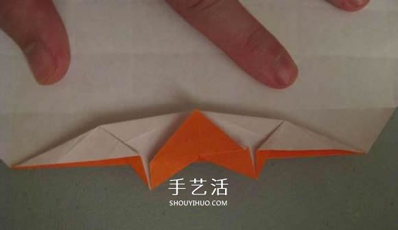 立體南瓜燈的折紙圖解 手工復(fù)雜南瓜燈的折法 -  itrip.net.cn