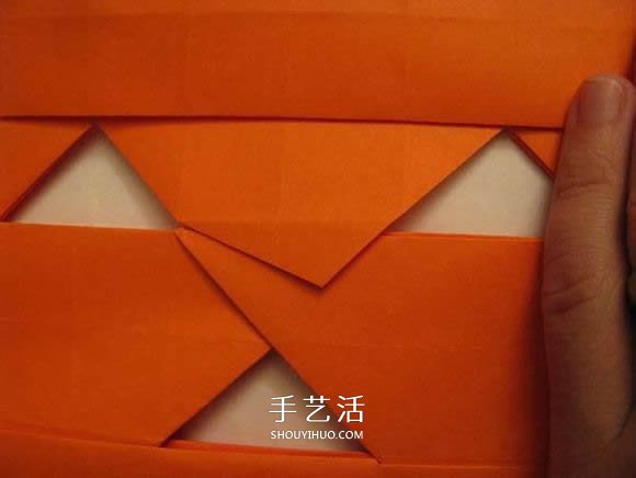 立體南瓜燈的折紙圖解 手工復(fù)雜南瓜燈的折法 -  itrip.net.cn