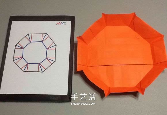 立體南瓜燈的折紙圖解 手工復(fù)雜南瓜燈的折法 -  itrip.net.cn