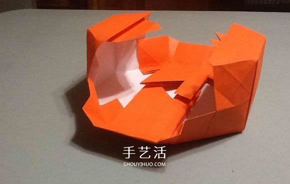 立體南瓜燈的折紙圖解 手工復(fù)雜南瓜燈的折法 -  itrip.net.cn