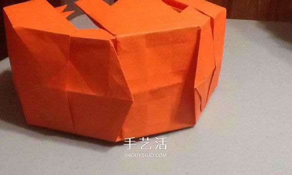 立體南瓜燈的折紙圖解 手工復(fù)雜南瓜燈的折法 -  itrip.net.cn