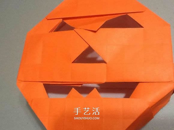 立體南瓜燈的折紙圖解 手工復(fù)雜南瓜燈的折法 -  itrip.net.cn
