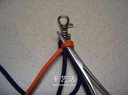 手工刀墜繩編法圖解 傘繩刀墜的編法教程 -  itrip.net.cn