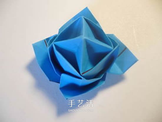 手工玫瑰花怎么疊圖解 玫瑰花折疊方法教程 -  itrip.net.cn