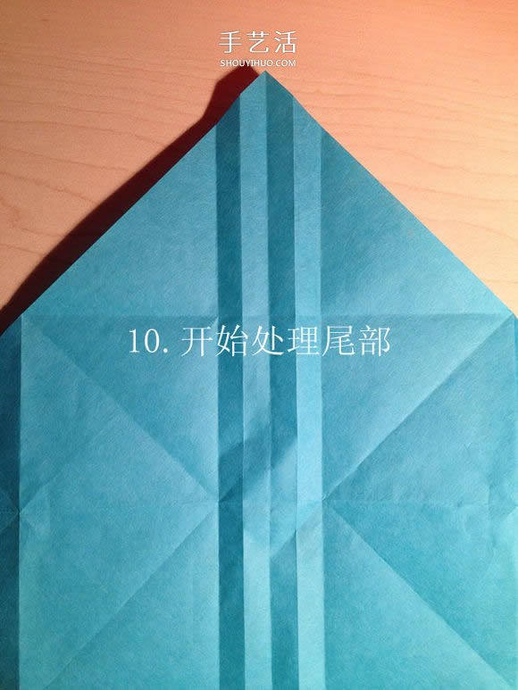 葉蟲的折紙方法圖解 如何折葉子蟲的步驟圖 -  itrip.net.cn