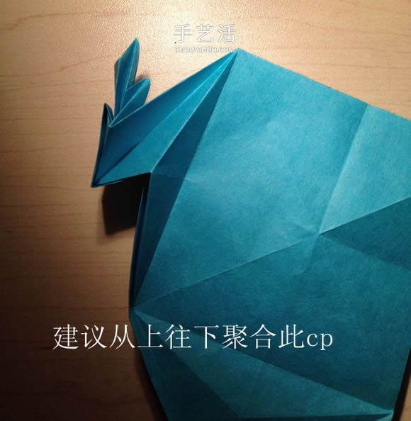 葉蟲的折紙方法圖解 如何折葉子蟲的步驟圖 -  itrip.net.cn