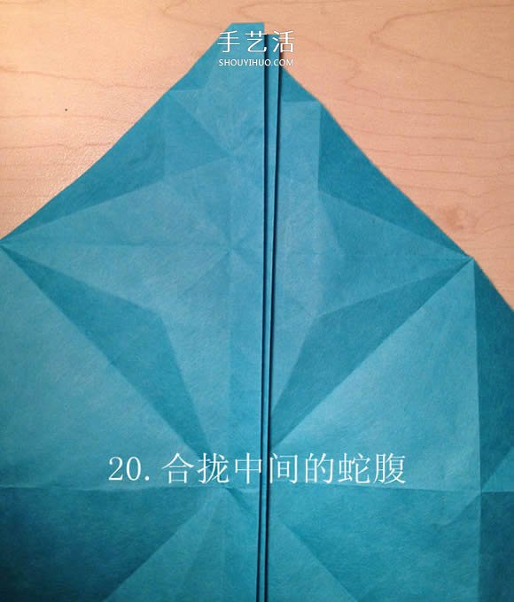 葉蟲的折紙方法圖解 如何折葉子蟲的步驟圖 -  itrip.net.cn