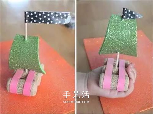 簡(jiǎn)單又漂亮小帆船DIY 紅酒瓶塞小船手工制作 -  itrip.net.cn