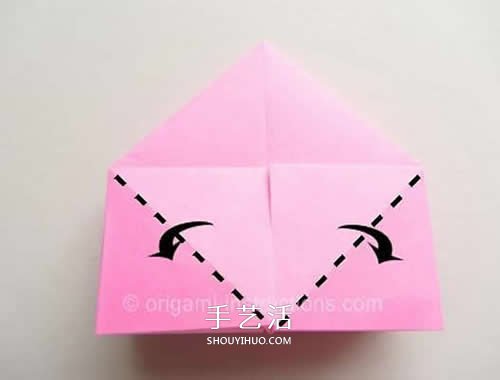 旋轉(zhuǎn)玫瑰怎么折圖解 手工旋轉(zhuǎn)的玫瑰花折紙 -  itrip.net.cn