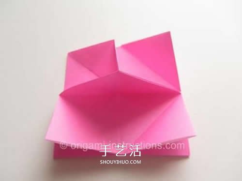 旋轉(zhuǎn)玫瑰怎么折圖解 手工旋轉(zhuǎn)的玫瑰花折紙 -  itrip.net.cn