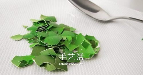 蛋殼貼畫手工制作圖片 簡單貼出漂亮的彩蛋 -  itrip.net.cn
