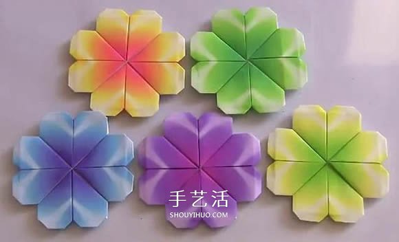 最簡單四葉草的折法 幼兒折紙四葉草的教程 -  itrip.net.cn