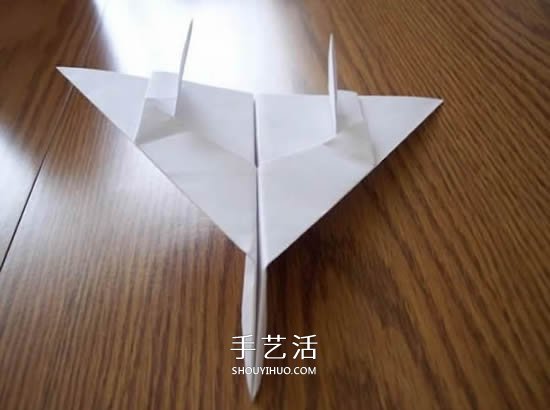 F-14野貓戰(zhàn)斗機的折法 手工折紙F14戰(zhàn)斗機圖解 -  itrip.net.cn