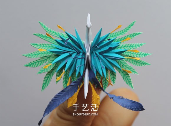 超越折紙的境界 仿佛化身孔雀鳳凰的紙鶴們！ -  itrip.net.cn