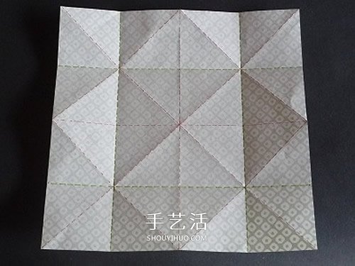 連體千紙鶴的折法圖解 一張紙折出三只紙鶴 -  itrip.net.cn
